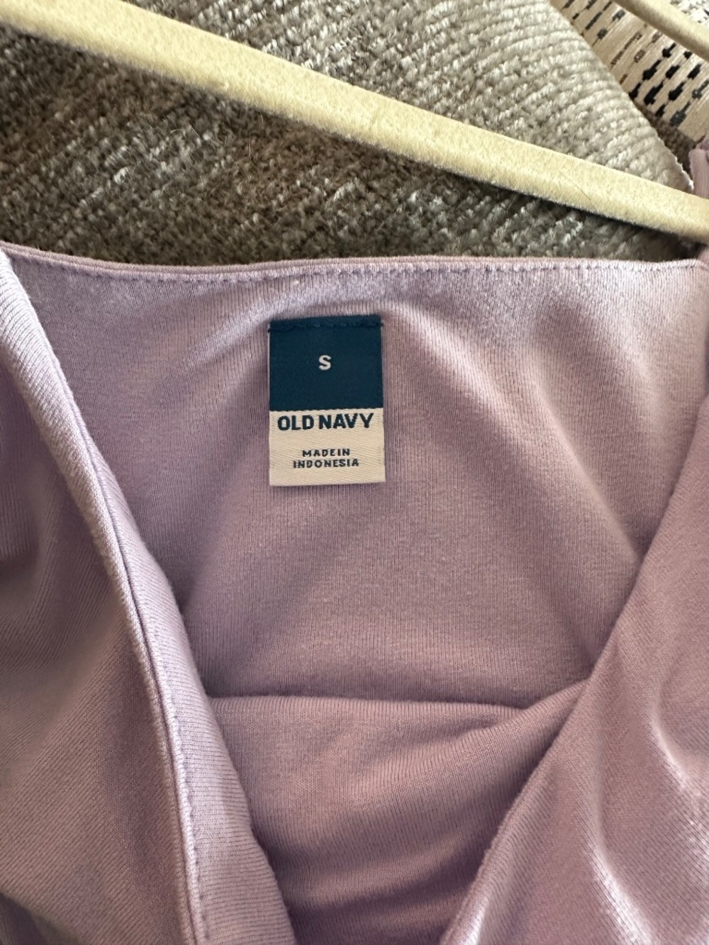Old Navy Lavender Fit & Flare Midi Dress Size S Flowy Spring Summer - Picture 3 of 4